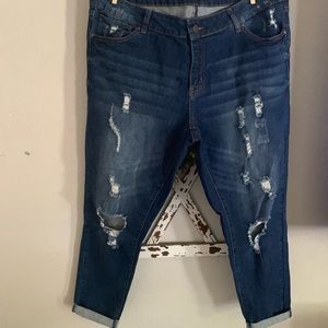 Wax crop ankle jeans brand new w/o tags size 18